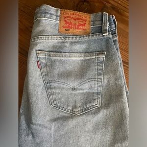 Levi’s 501’s Button Fly Light Wash
